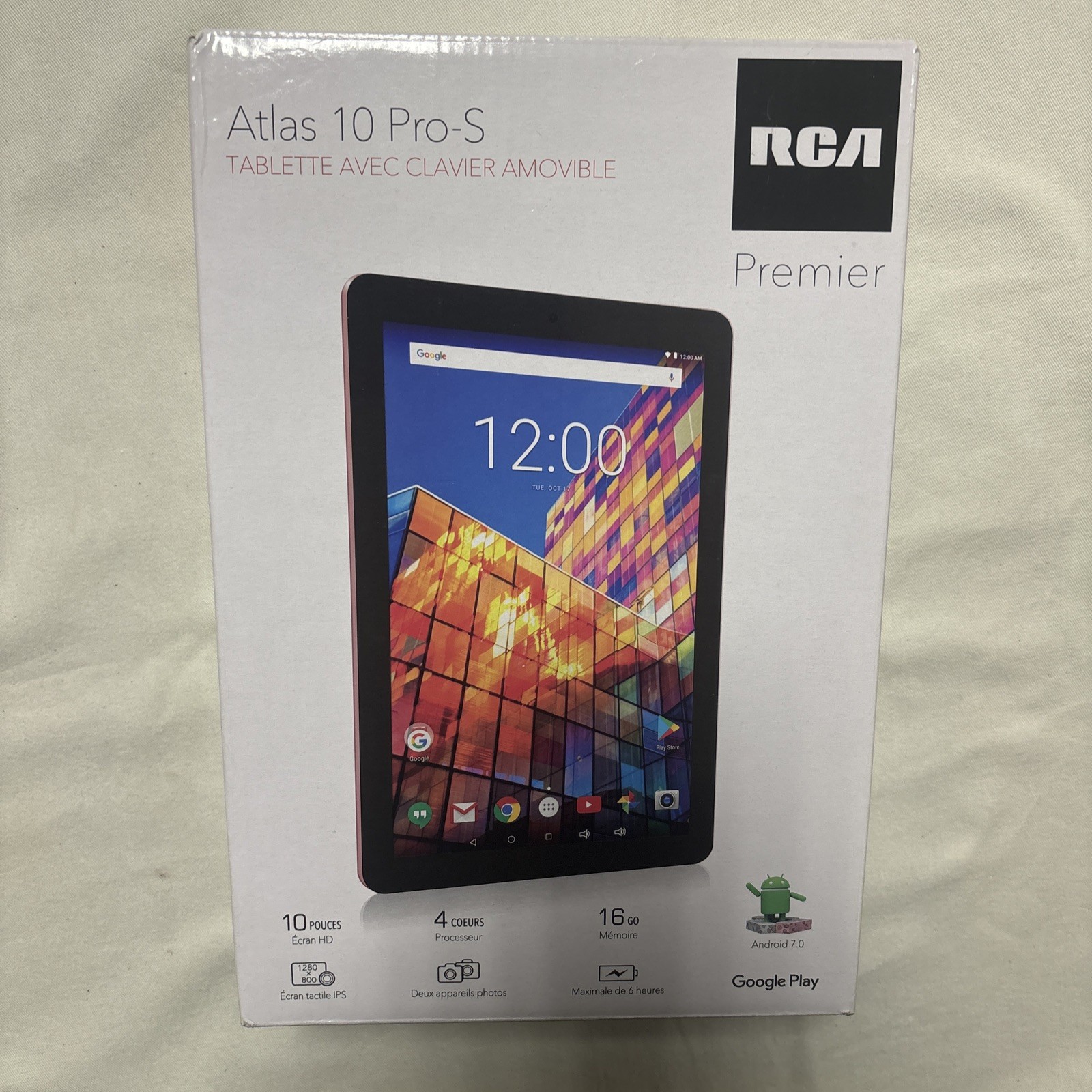 RCA Premier Atlas 10 Pro -S Tablet Laptop Detachable Key Board Color ROSE GOLD