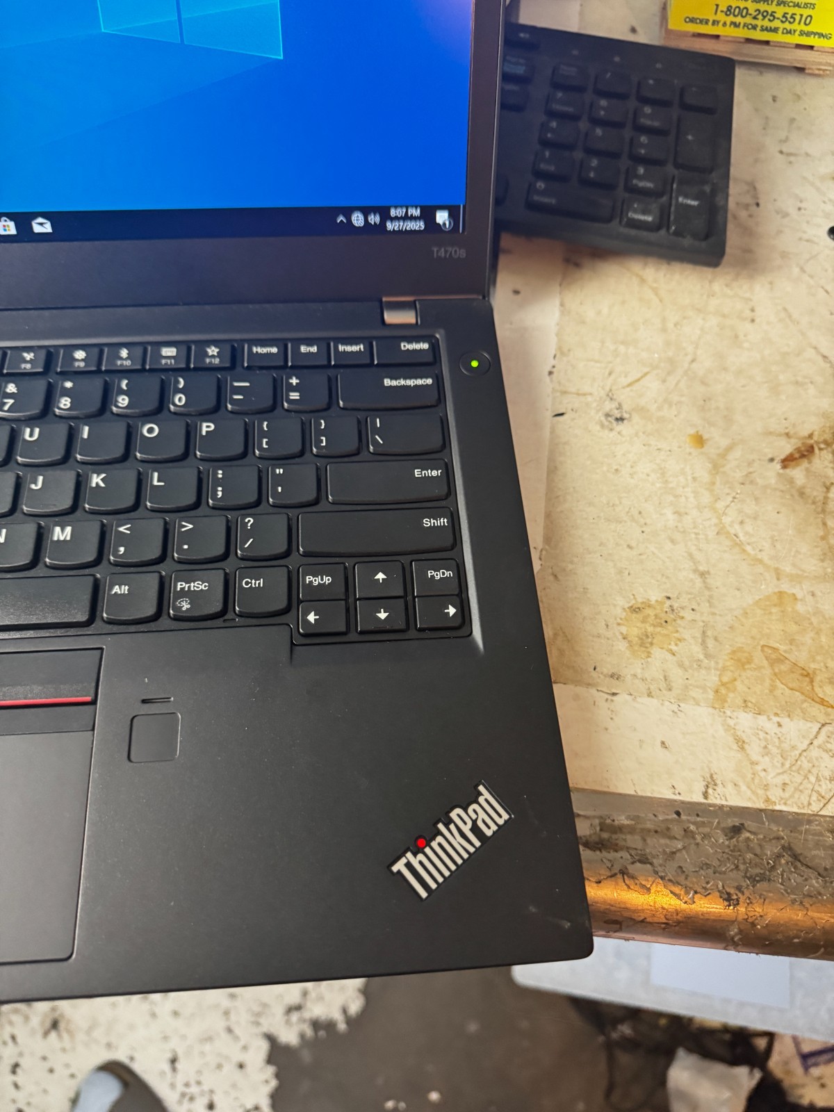 Lenovo ThinkPad T470s Core i7-6600U, 12GB RAM, 256GB SSD, Win11 PRO *READ #3213
