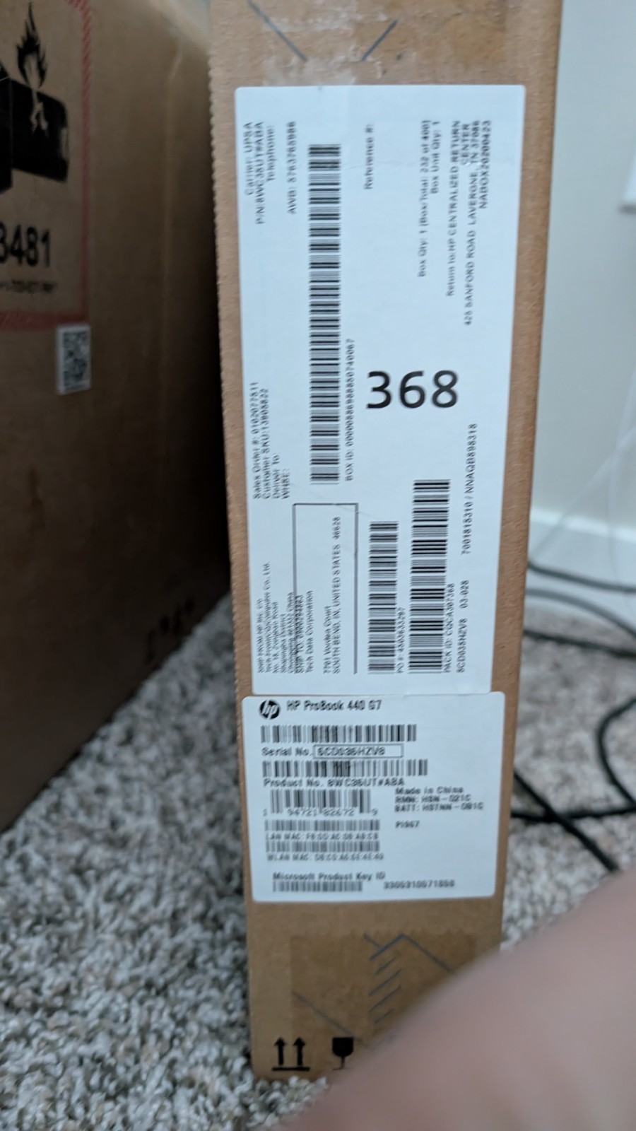 HP ProBook 440 G7 14″ (256GB SSD, Intel Core i5 10th Gen., 4.20GHz, 16GB RAM)…