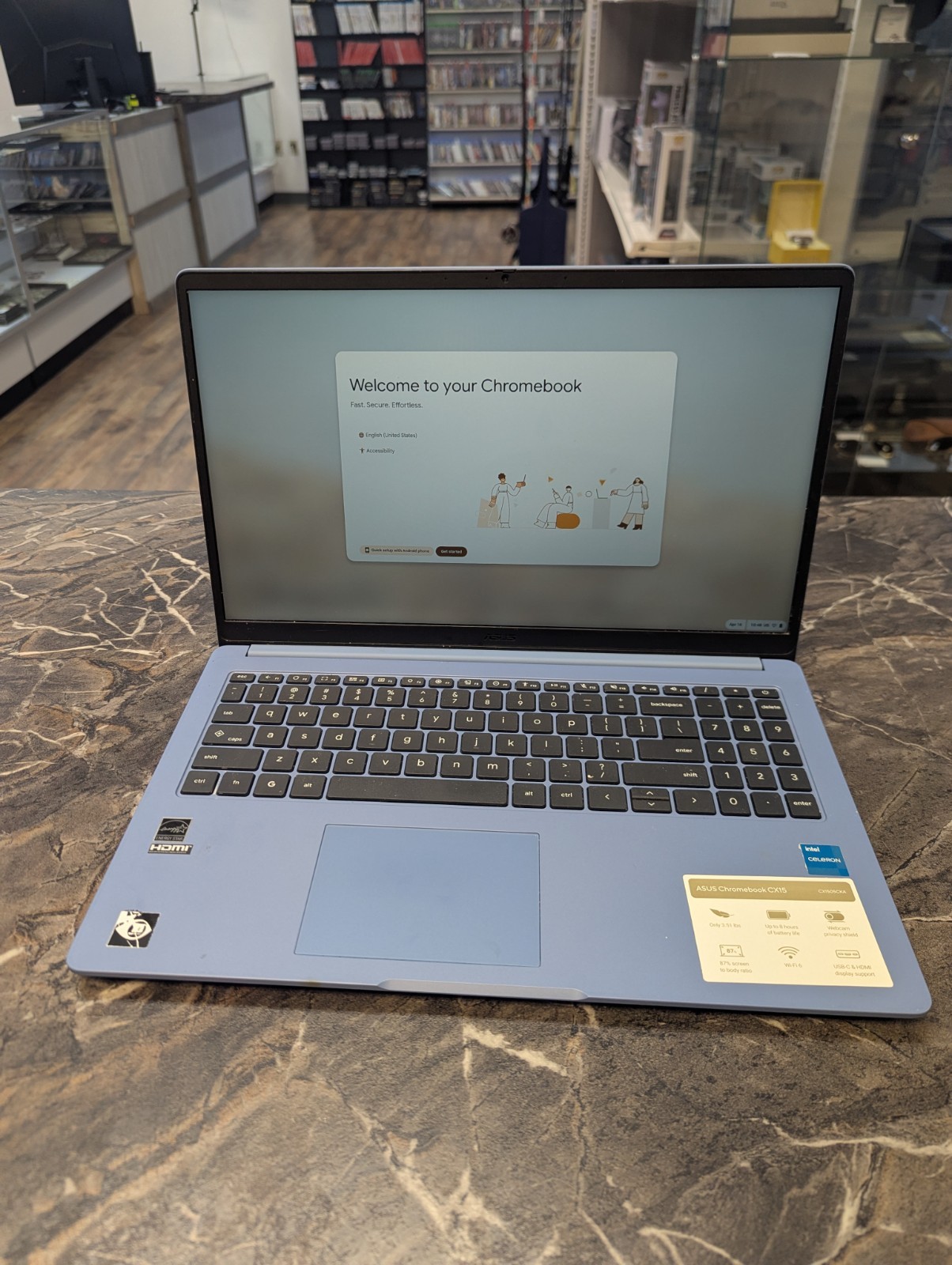 ASUS CHROMEBOOK CX1505CKA (P07014293)
