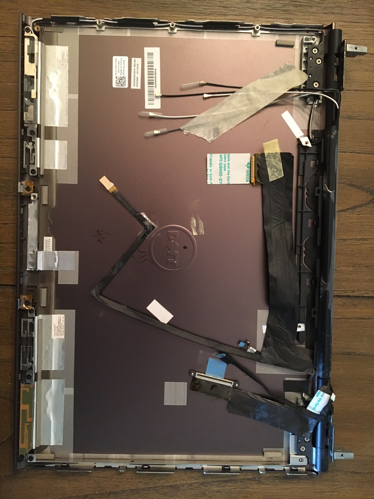 Brand RTD : Laptop LCD Back cover applied Dell M4600 Grey Oxjtf6 1a22hwu00-600-G