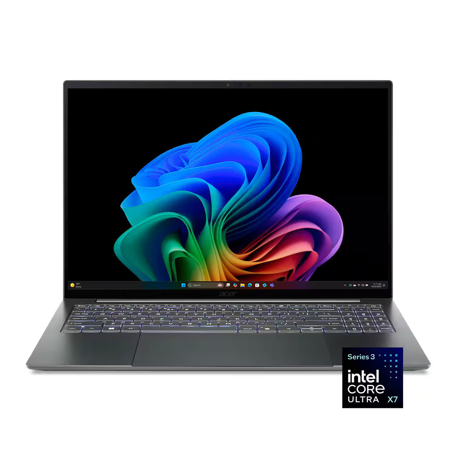 Acer – Swift 16 AI – Copilot+ PC – 16″ 3K OLED Touchscreen Laptop – Intel Cor…