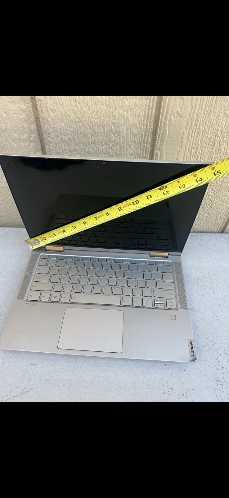 Lenovo Yoga C740-14IML 14″ Intel Laptop Corner Cracked Screen As Is Untested