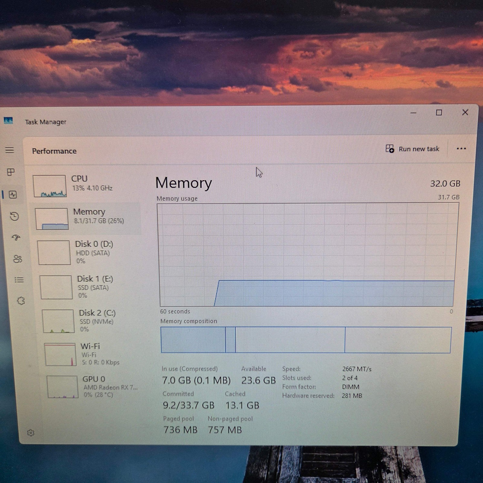 Lenovo Legion T5 201QB6 i5-11500 2.70GHz 32GB RAM 3 TB SSD Radeon RX 7600