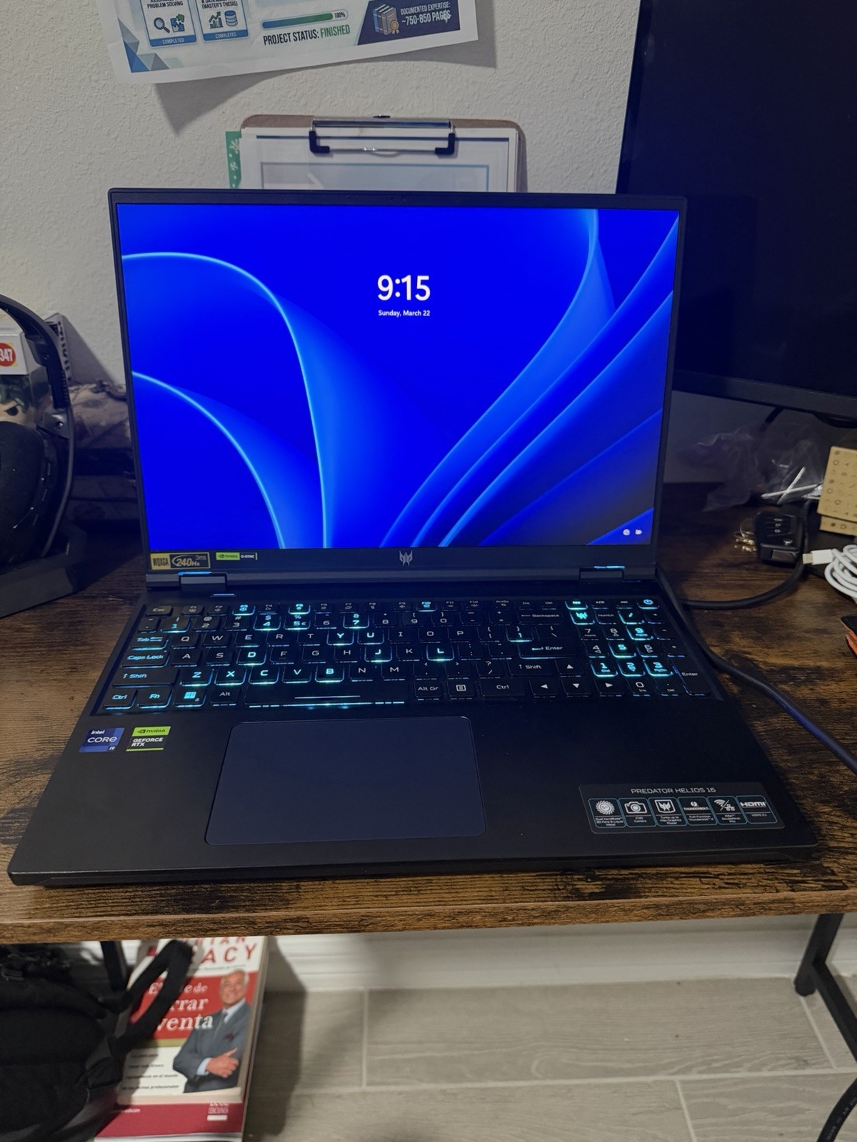 Acer Predator Helios 16 PH16-71 Gaming Laptop i9 RTX 4080 64GB 1.8TB SSD 16″ W11
