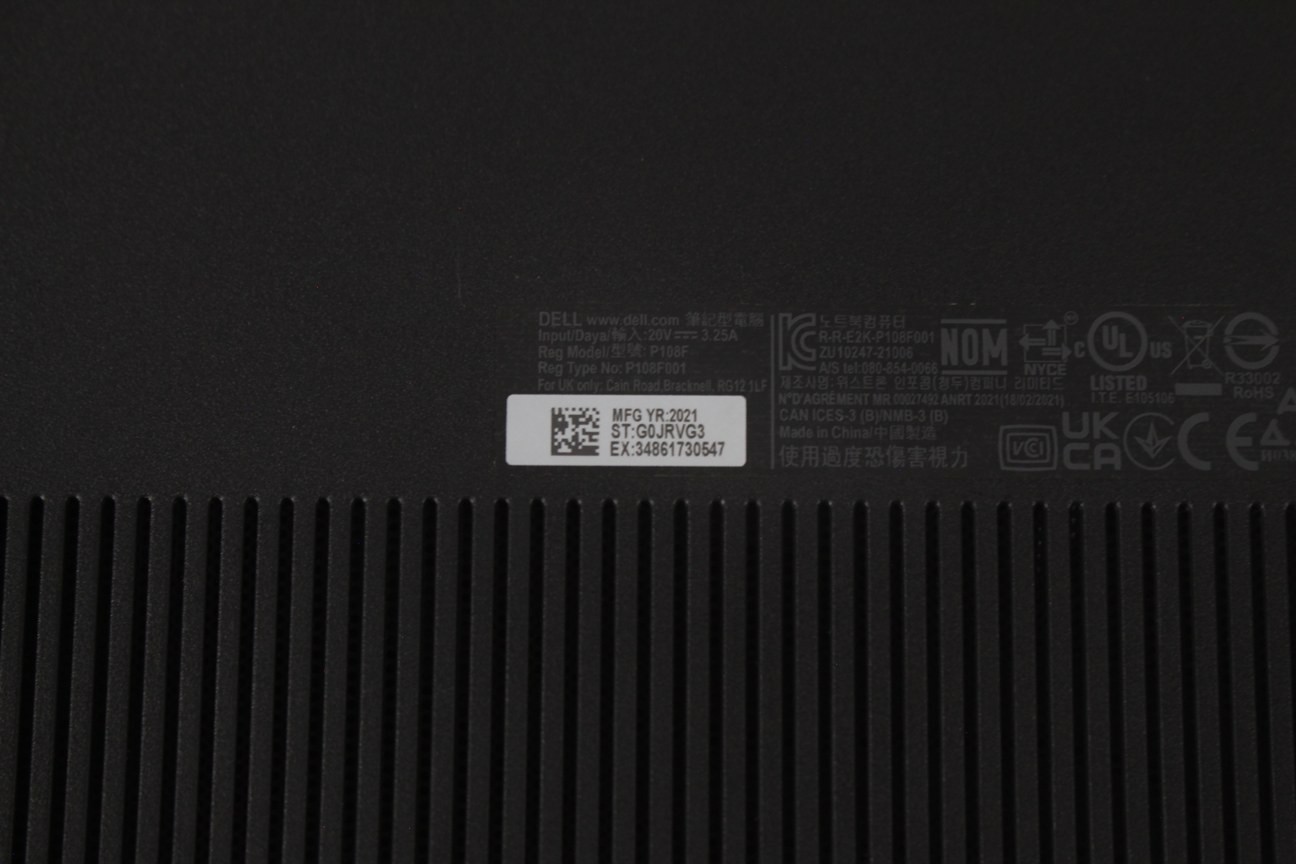 DELL LATITUDE 3520 | CORE I5-1135G7 | 512GB | 16GB | NO OS/NO POWER ADAPTER