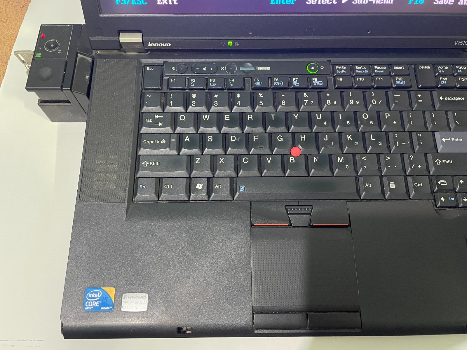 Lenovo ThinkPad W510 i5 M560 @2.6GHz 8GB RAM 500GB SSD Windows 10 Pro + dock