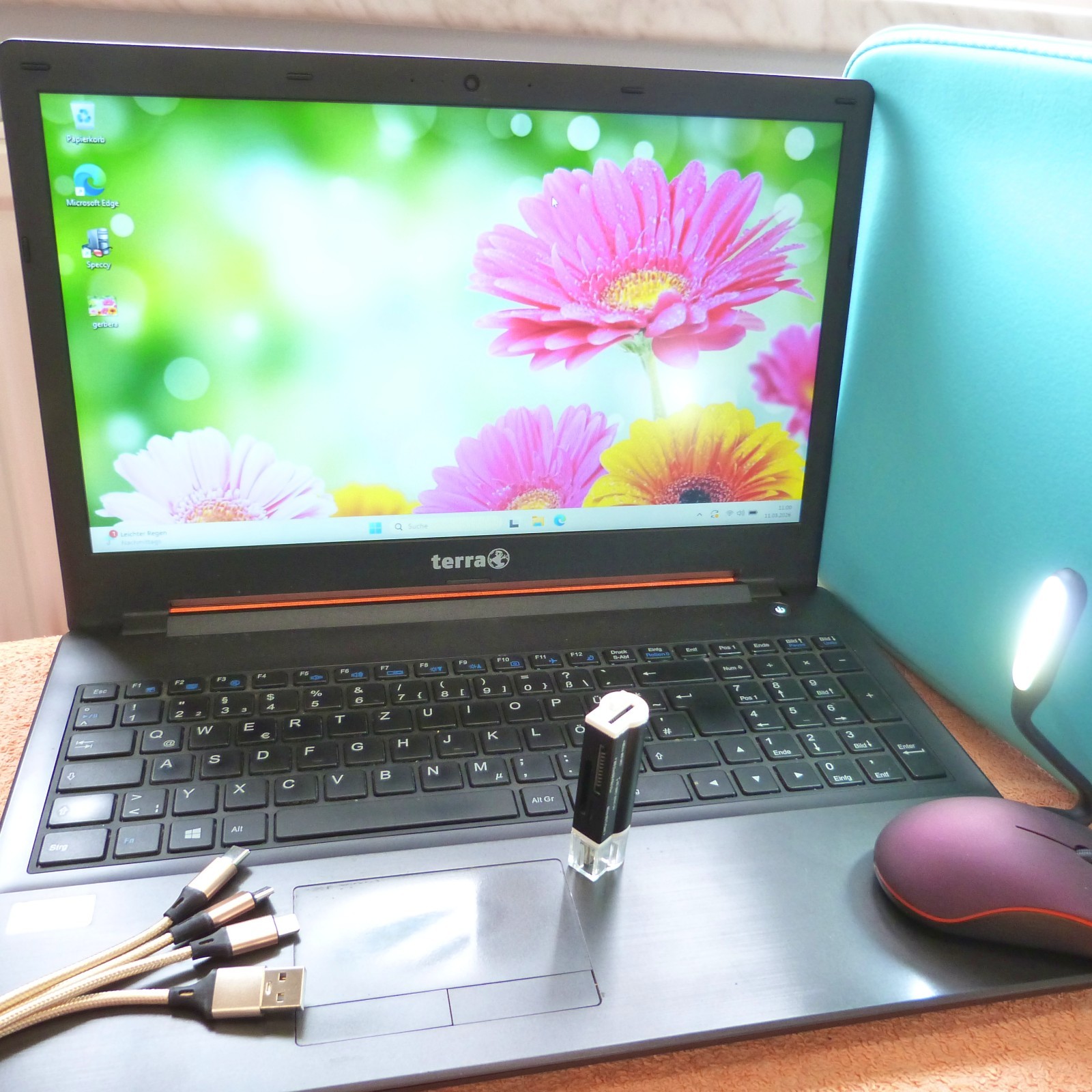 Terra Wortmann 1513 15″ HD Multimedia l 120GB SSD Windows 11 l HDMI USB3