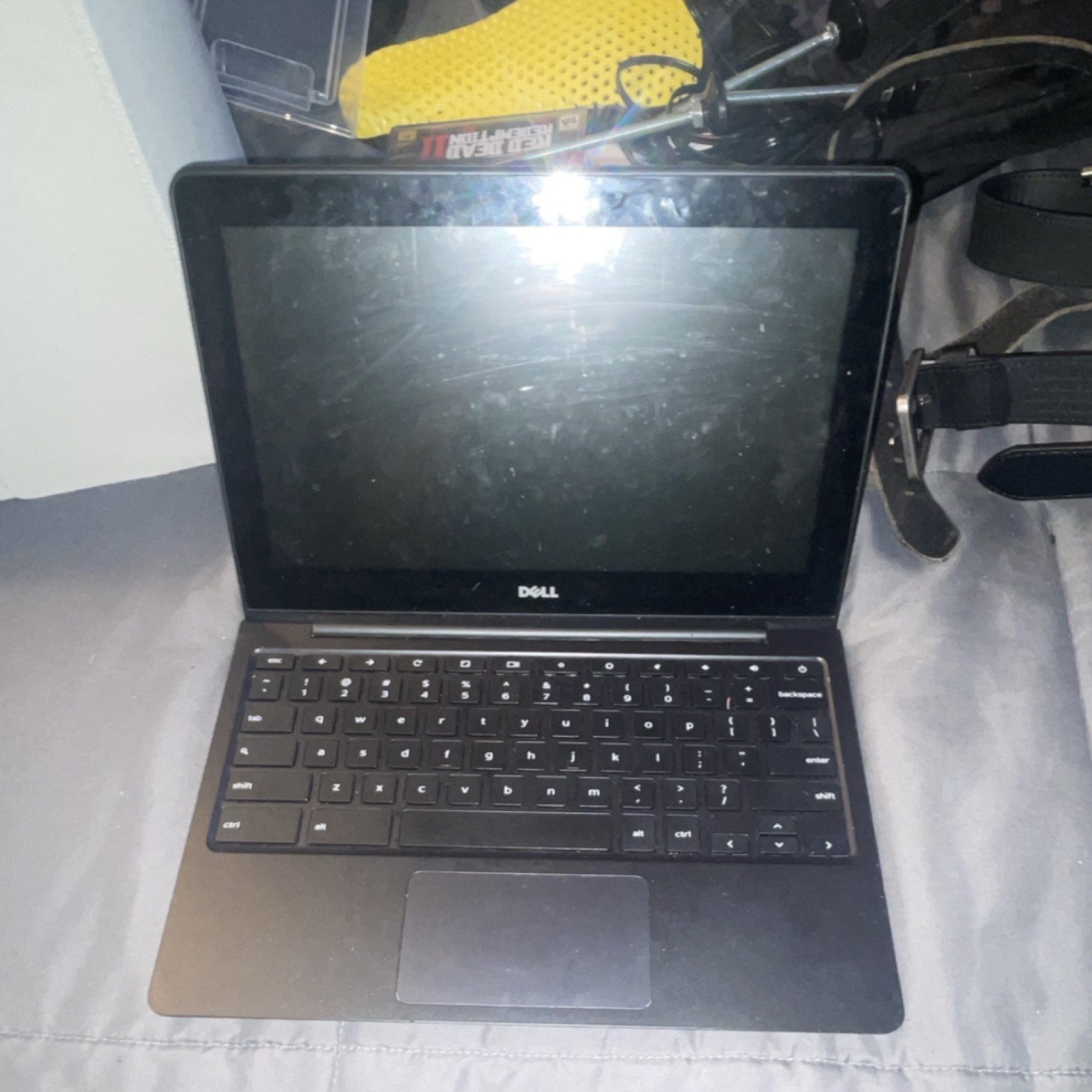 Dell Chromebook 11.6in Black Notebook Laptop AMD E-Series Chrome OS