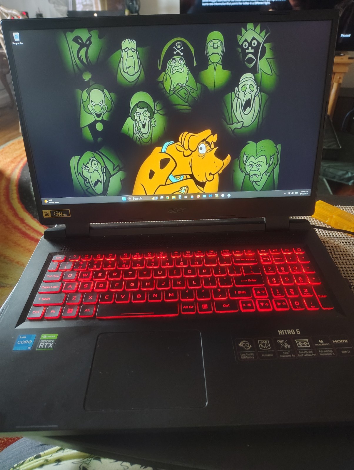 Acer – Nitro 5 17.3″ FHD 144Hz IPS 144Hz Gaming Laptop- Intel Core i5-12500H