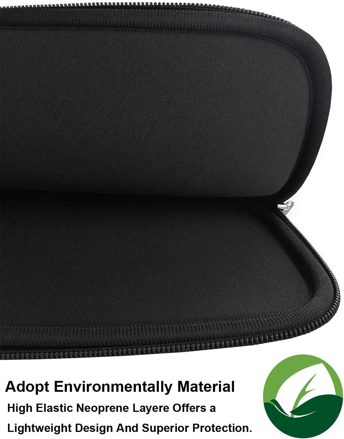 Neoprene Laptop Sleeve Case, 13-13.3 Inch Compatible with MacBook Pro & More