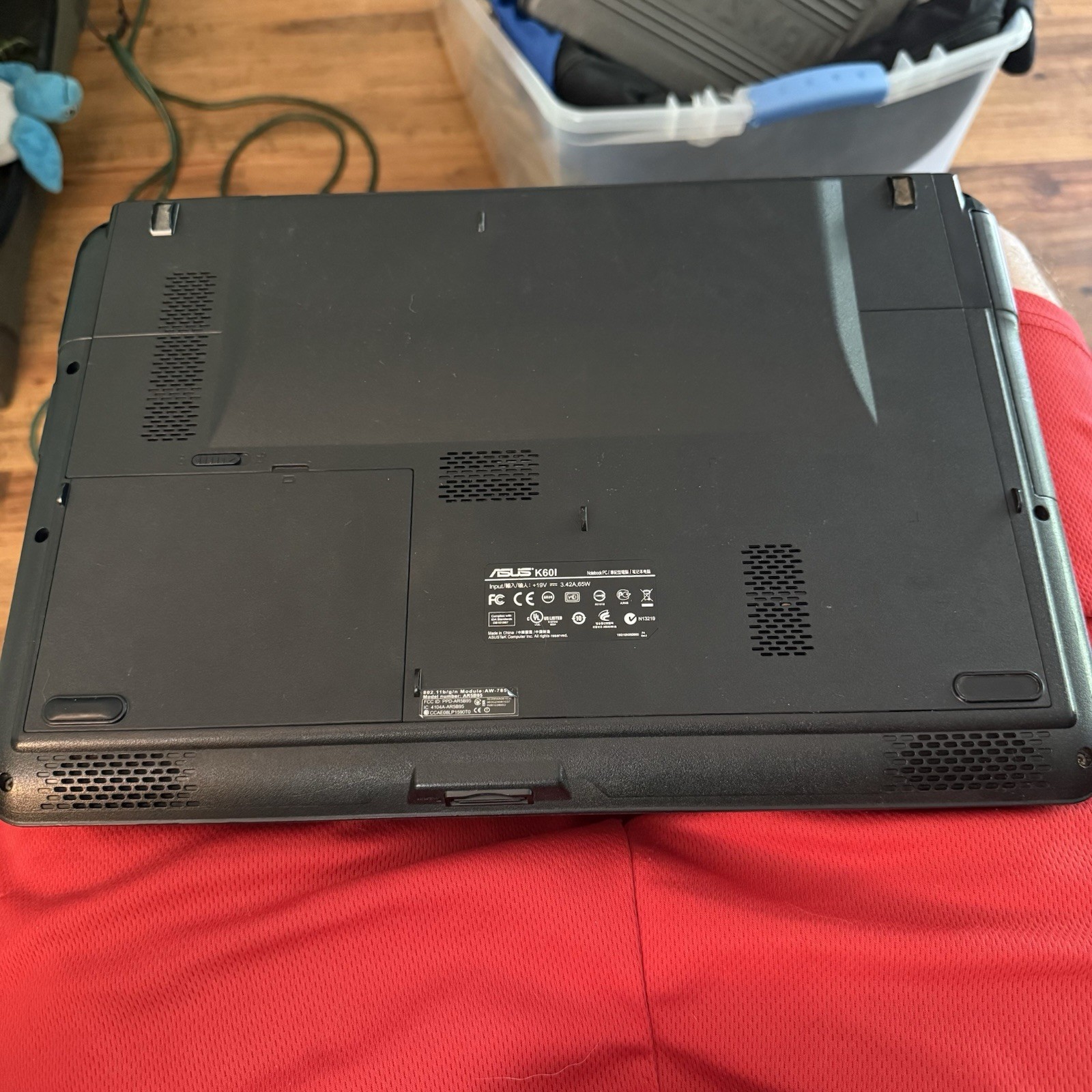 ASUS NOTEBOOK PC Model AR5B95 Works * DOES NOT HOLD CHARGE*