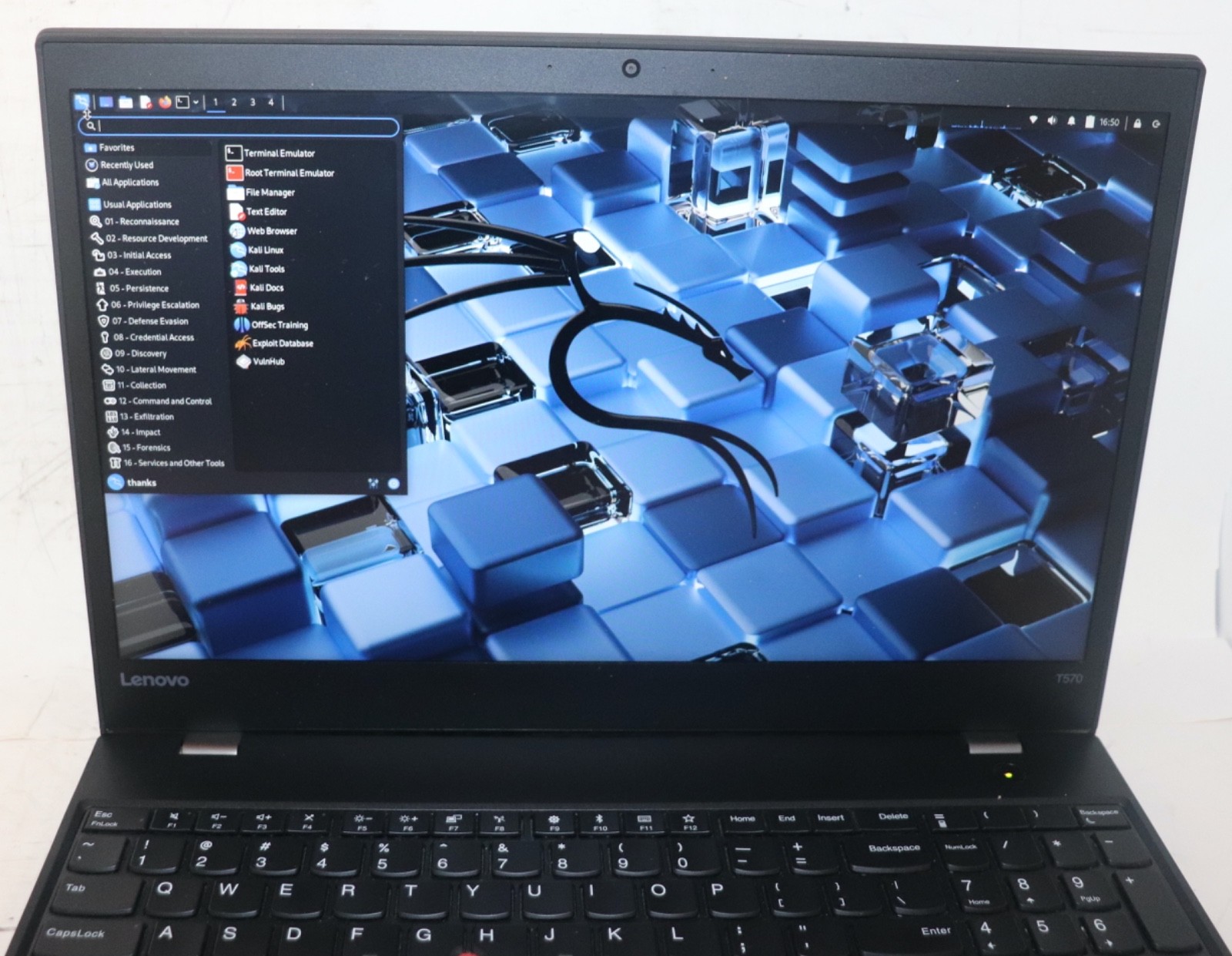 Lenovo ThinkPad T570 i5 16GB RAM 512GB SSD Dual Boot Windows 10 & Kali Linux