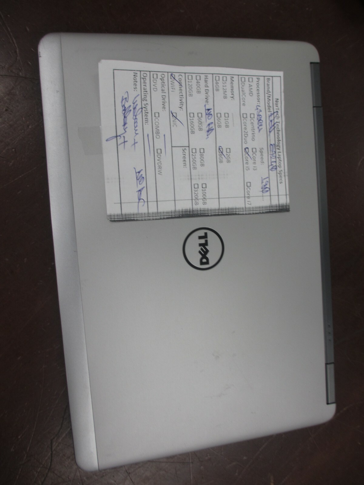 Dell Latitude E7240 I5-4300U 1.9GHz 8GB Web-Cam Laptop [NO AC/HDD/OS]
