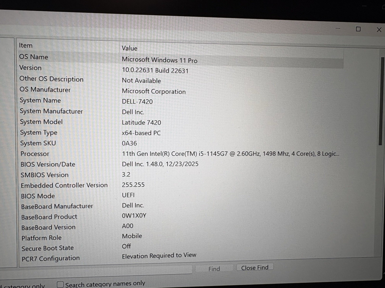 Dell Latitude 7420 14” Laptop I5-1145G7 8GB LDDR4 RAM 500GB SSD W/ Dell Charger