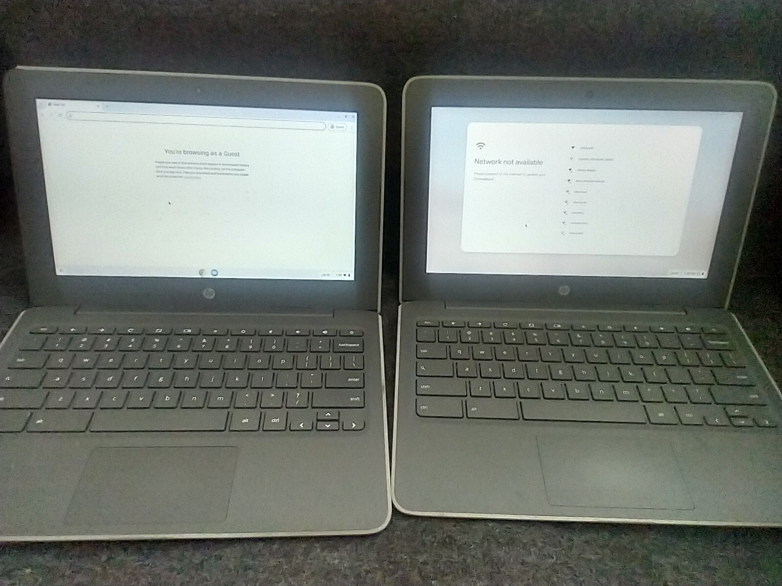 2. — hp chromebook 11 G7 EE… No Chargers USB C