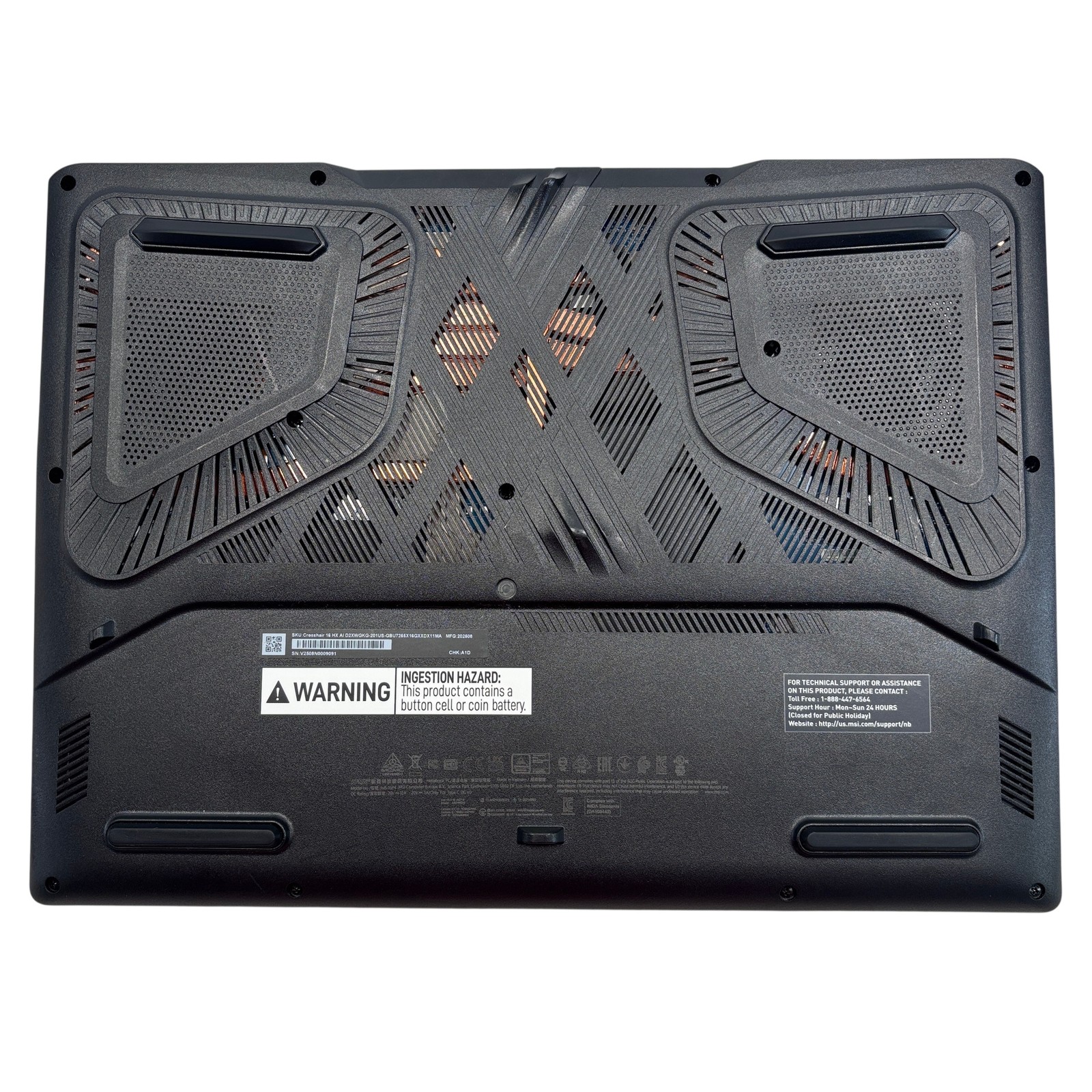 MSI Crosshair 16 HX AI Core Ultra 7 255HX 2.4 GHz RTX 5070 16GB RAM 1TB SSD 16″