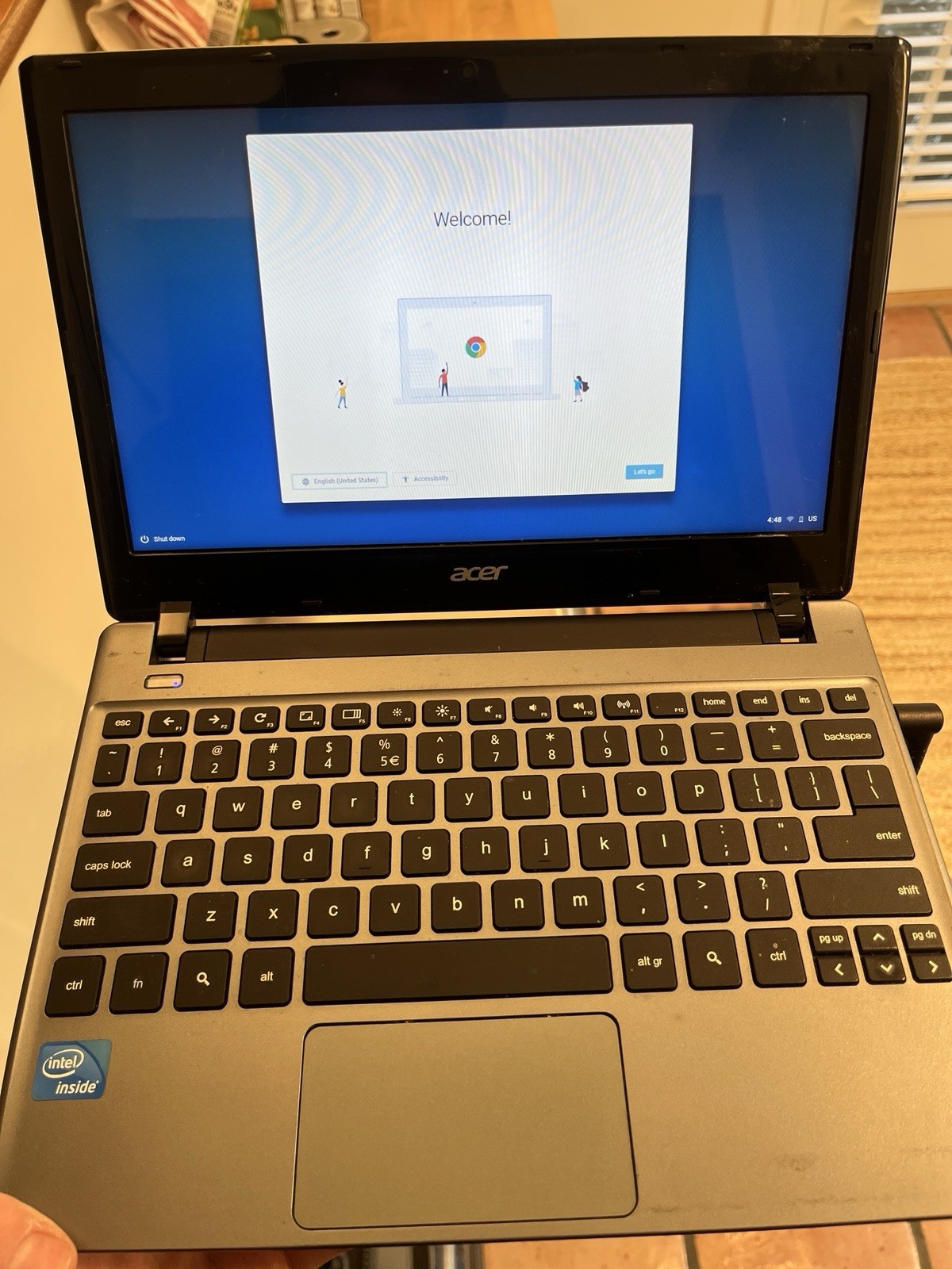 Acer Chromebook 11.6″ Celeron 847 1.10GHz 2GB 32GB EMMC Tablet C710-2833 Q1VZC
