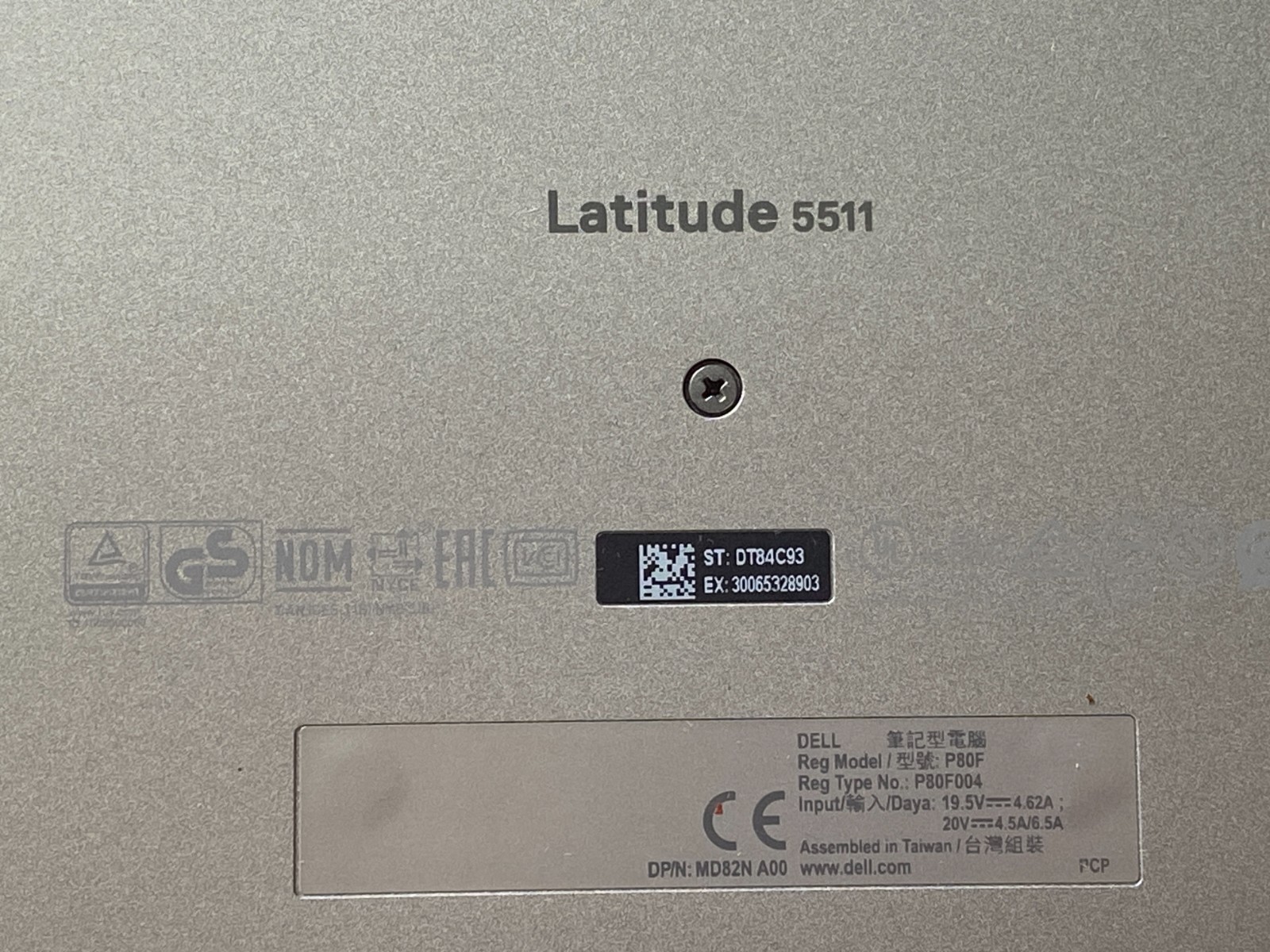 Dell Latitude 5511 15.6″ i7 16GB DDR4 256GB SSD MX250 Win11H- 50% Battery PARTS