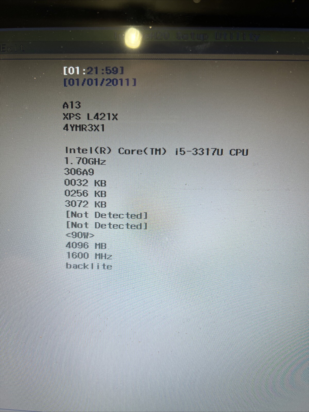 *PARTS* Dell XPS L421X 14″ Laptop Intel Core i5-3317U 1.70GHz 4GB NO HDD/OS
