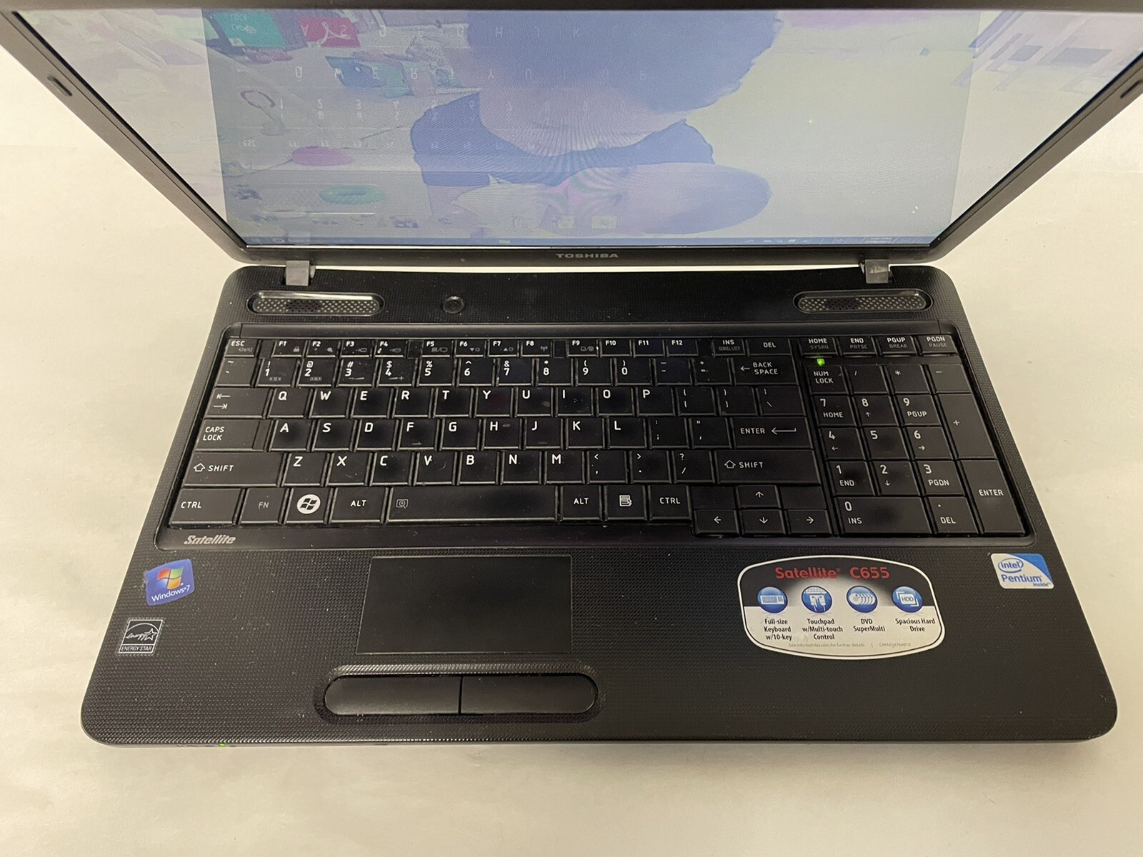 Toshiba Satellite c655 Read* Free Ship