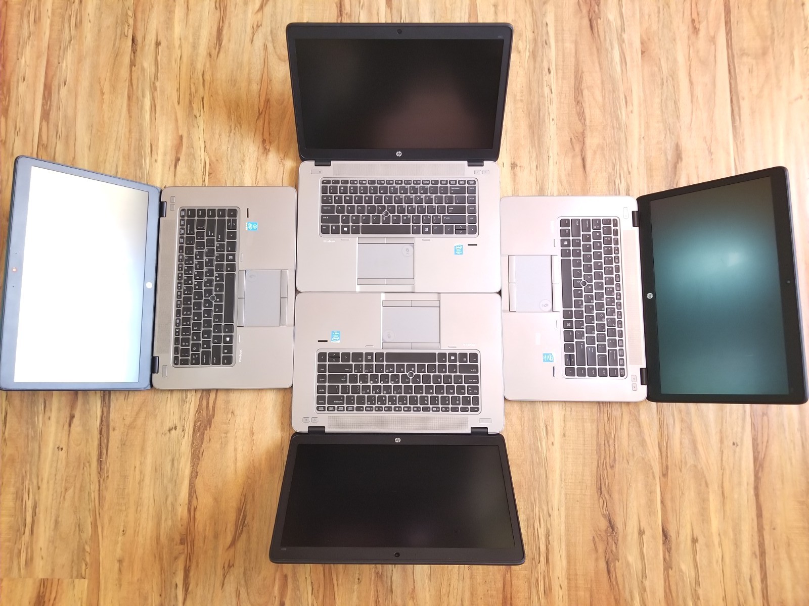 Lot 4 HP EliteBook 850 G2 i7-5600U 2.6 GHz 8GB RAM 128GB SSD Batt 15.6″ NO AC|OS