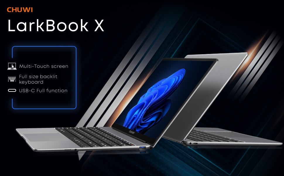 CHUWI Laptop LarkBook X TouchScreen 8GB RAM 256GB SSD Windows 11 Home PC