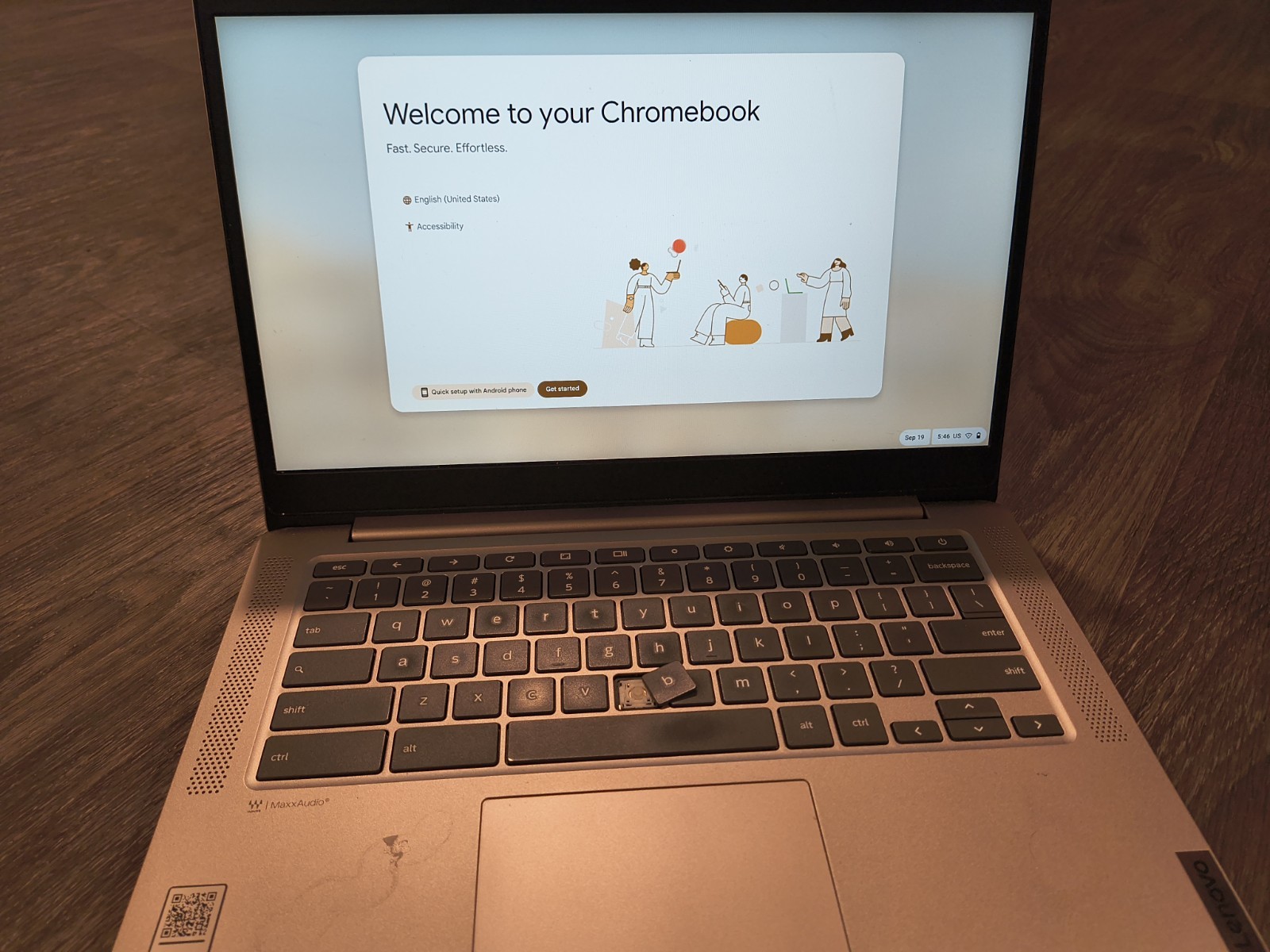 Lenovo Chromebook 5 14ITL6 14″ 128GB SSD, Storm Gray