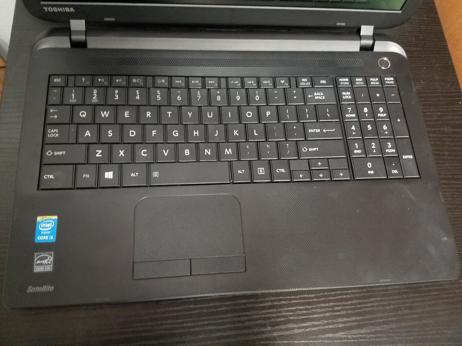 TOSHIBA SATELLITE C55-B5200 I3-4005U 1.70GHZ 6GB 750GB HDD*BAD BATT/SCREEN*