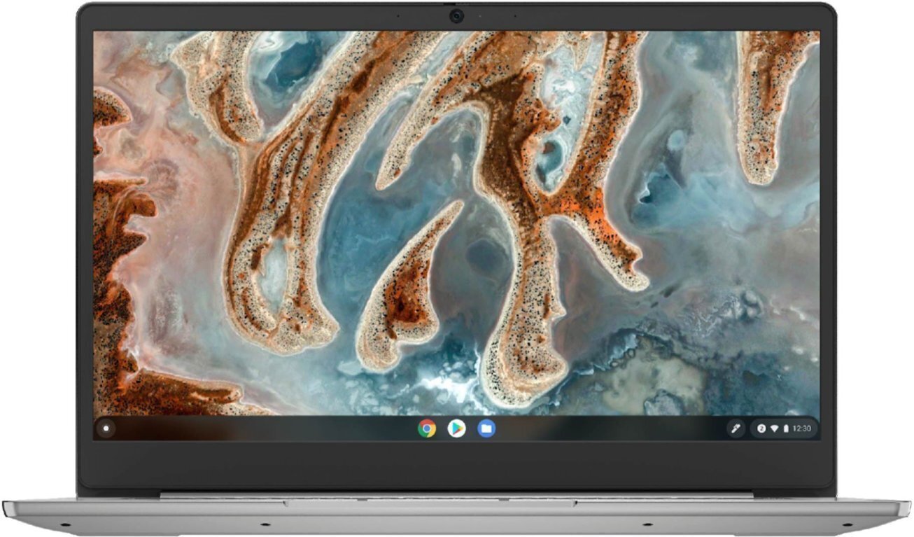 Lenovo Chromebook 3 14″ Laptop – Mediatek MT8183, 4GB RAM, 64GB eMMC – Grey