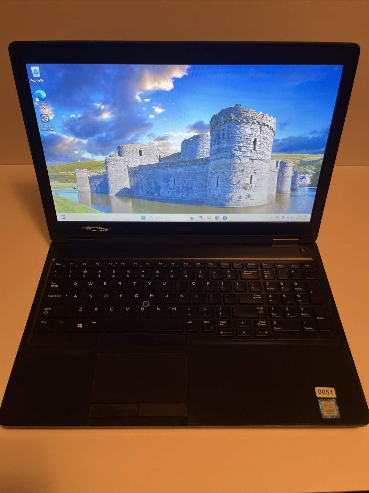 Dell Precision 3530 i5-8400H @ 2.50GHz 8/256GB Win11P UHD630 1366×768 15.5″ #051