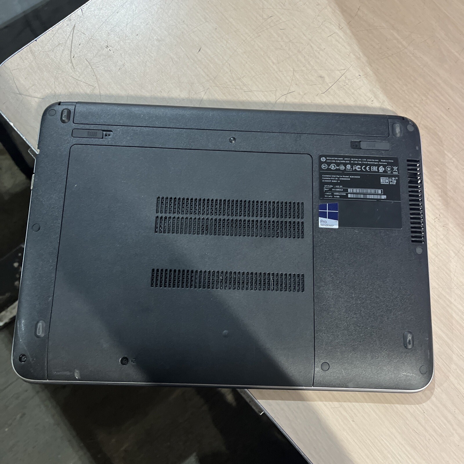 HP PROBOOK 440 G3 INTEL CORE I3-6100U 2.30GHZ 4GB RAM NO HD