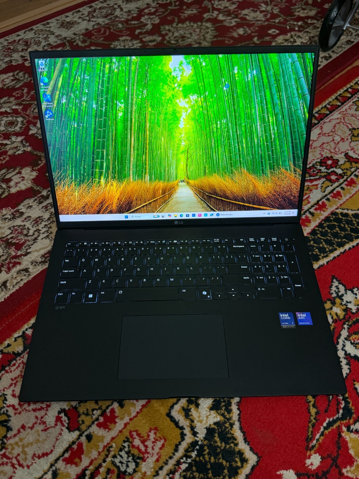 LG gram 17″ Core Ultra 7 258V 32Gb RAM 2Tb SSD 17Z90TL-H.AUB7U1 -Very Good-