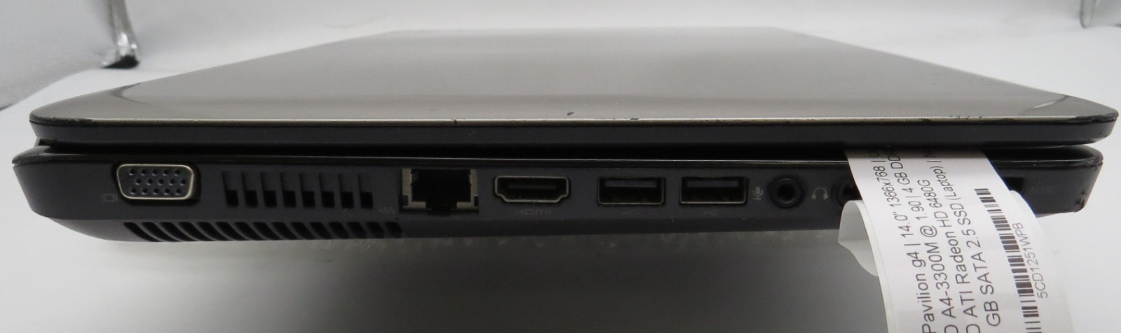 HP Pavilion G4-14″-AMD A4-3300M@1.9GHz-4GB DDR3 RAM-240GB 2.5 SSD-NO OS *READ*