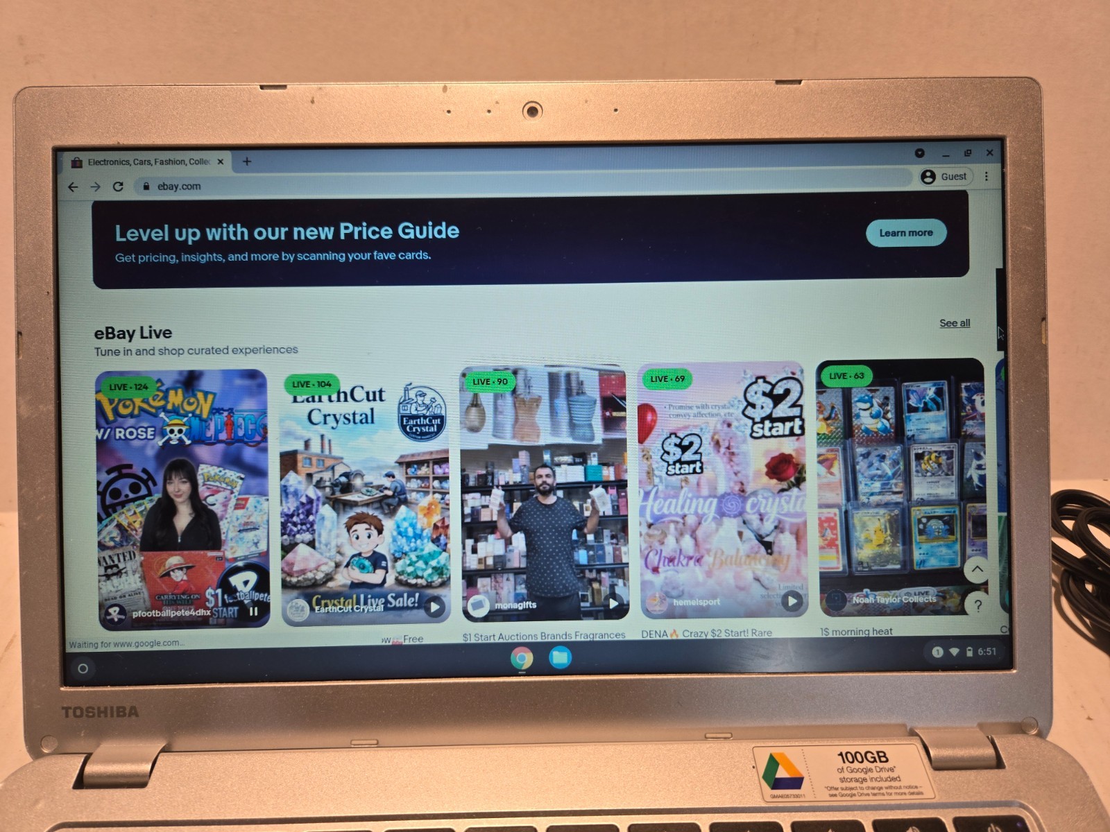 Toshiba CB35-C3300 Chromebook 2 13.3″ Celeron N2840 2GB RAM 16GB BT -Linux Ready