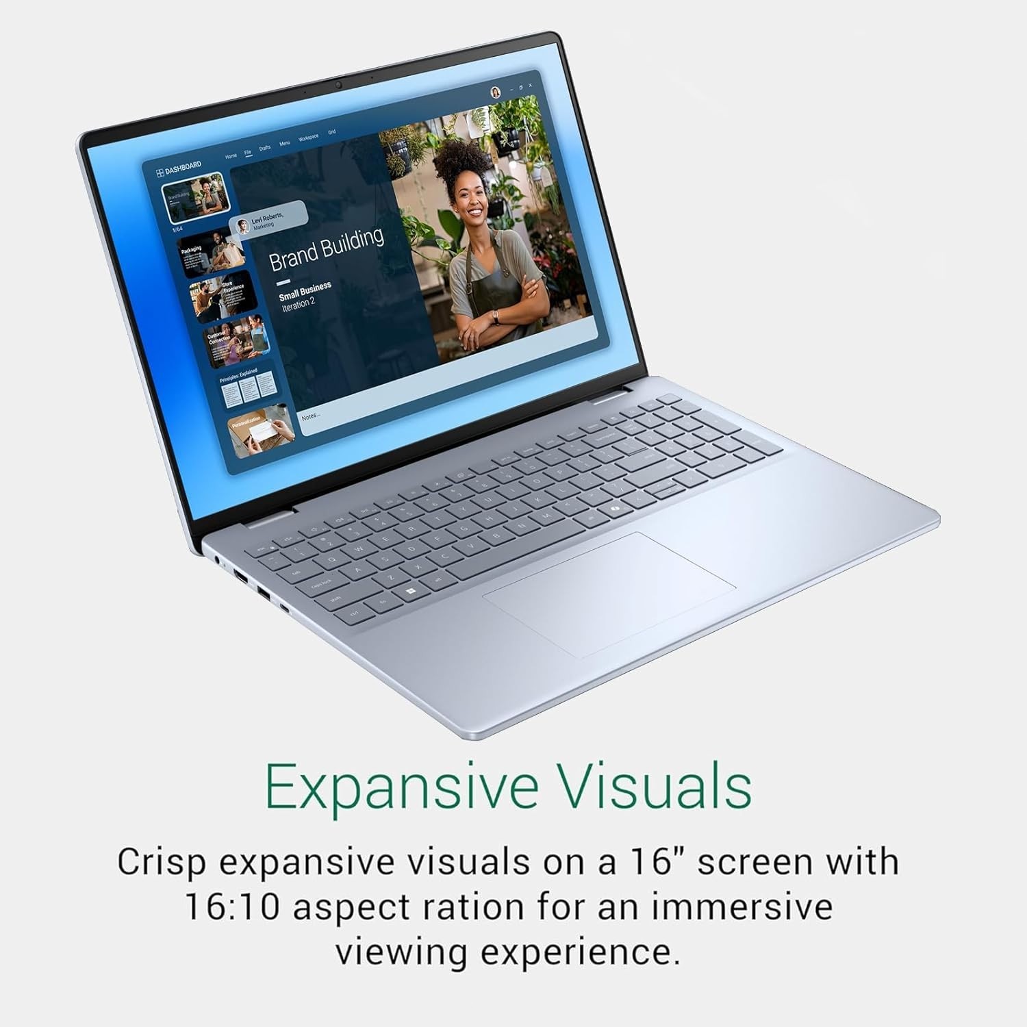 Dell 16″ FHD Laptop, Intel 10-Cores 7 150U, Up to 64GB RAM 2TB SSD, Win 11 Pro
