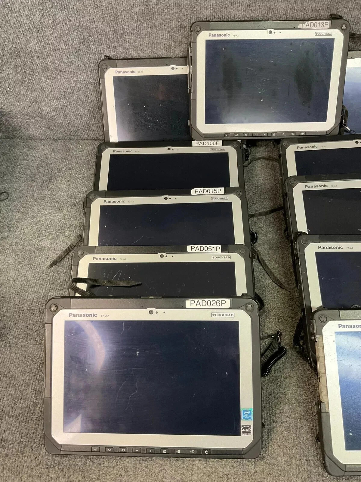 Panasonic Toughpad FZ-A2 Android Tablets Lot 11 Intel Atom Processor Used