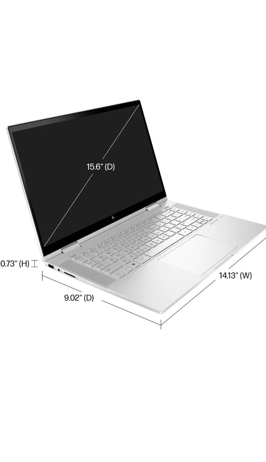 HP ENVY x360 (256GB SSD, Intel Core i5-12th, 4.40 Ghz, 8GB) Laptop – Natural…