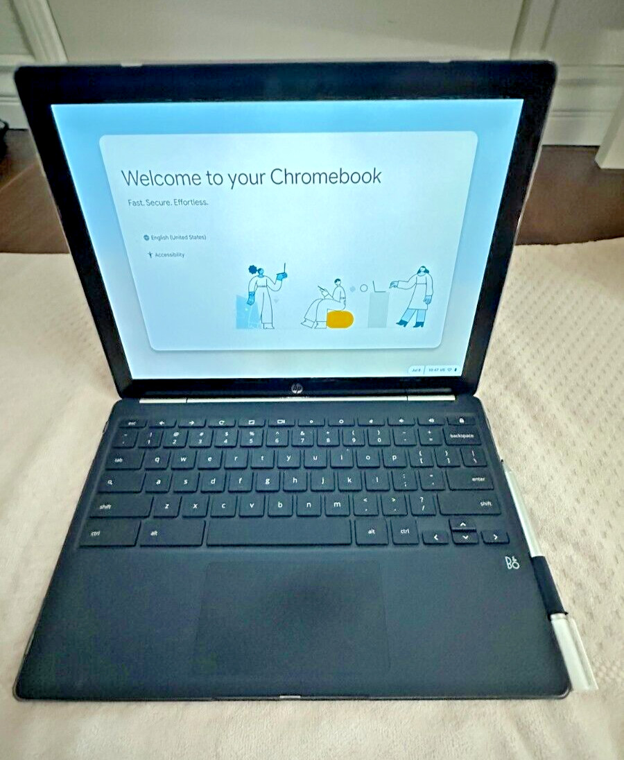 HP 2-in-1 12.3″ Touch-Screen Chromebook X2 12-F014DX- 4GB- 32GB–EXCELLENT