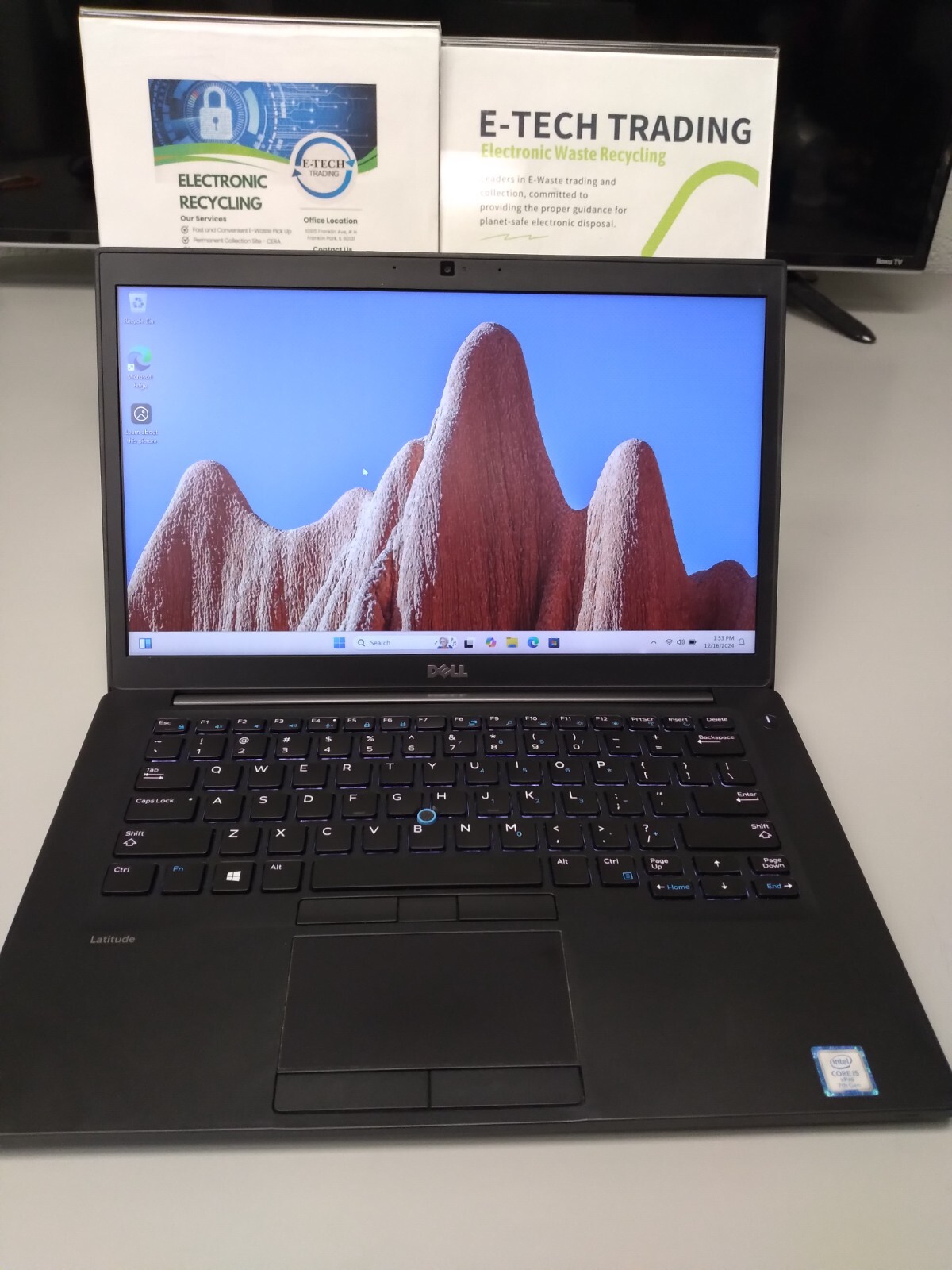 DELL Latitude 7480,7th Gen core i5 ssd 128 gb 8 gb ram 2.60ghz windows 11 pro