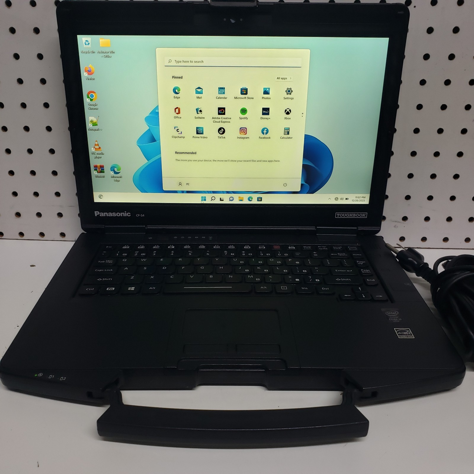 Panasonic ToughBook CF-54 14″ i5-5300U CPU 2.30Ghz 8GB Ram 256GB SSD Win11 Pro