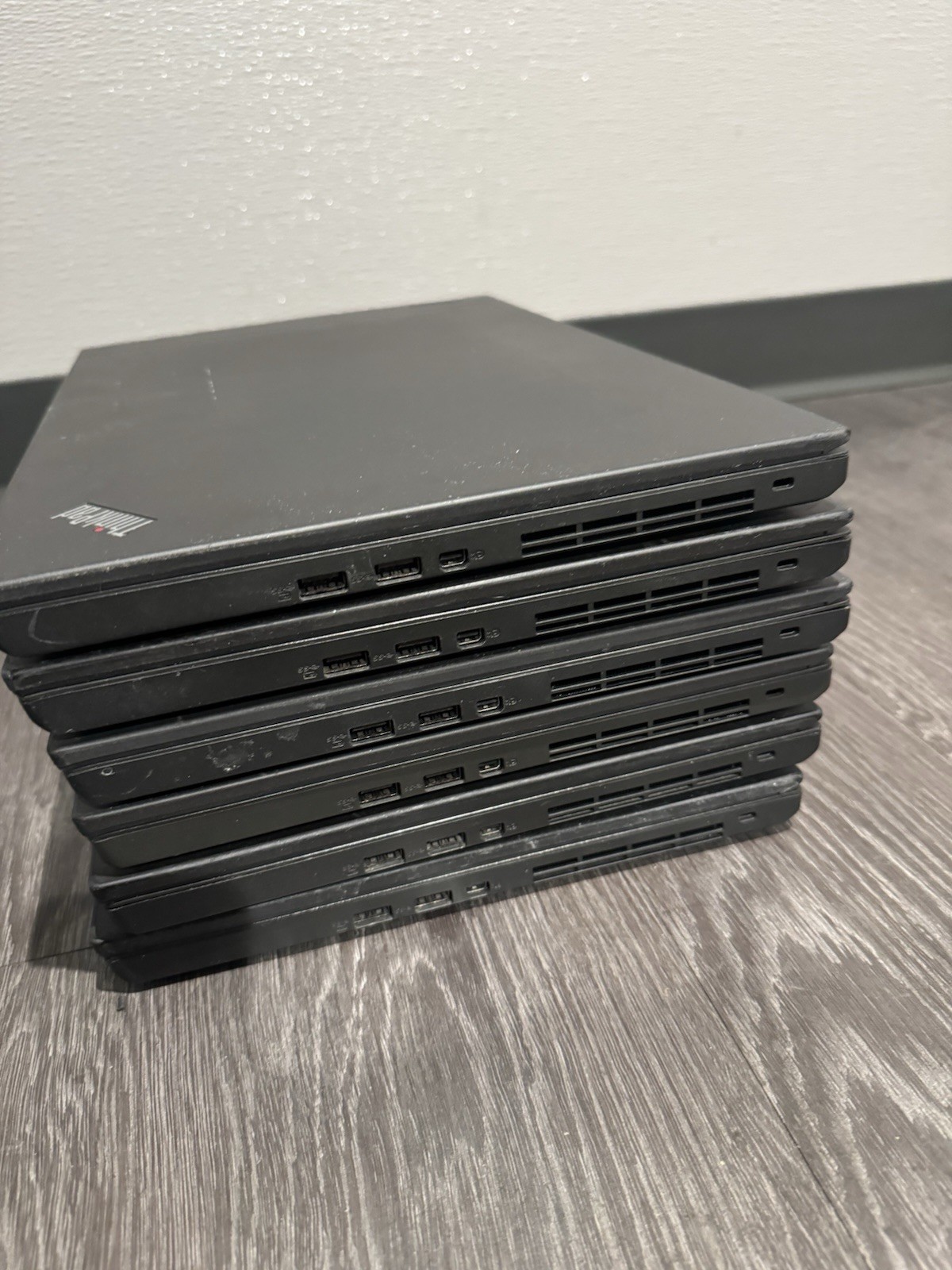 LOT of 6 Lenovo ThinkPad T560 Laptop i5-6200U 2.3GHz 8GB RAM No SSD/OS/Batt.
