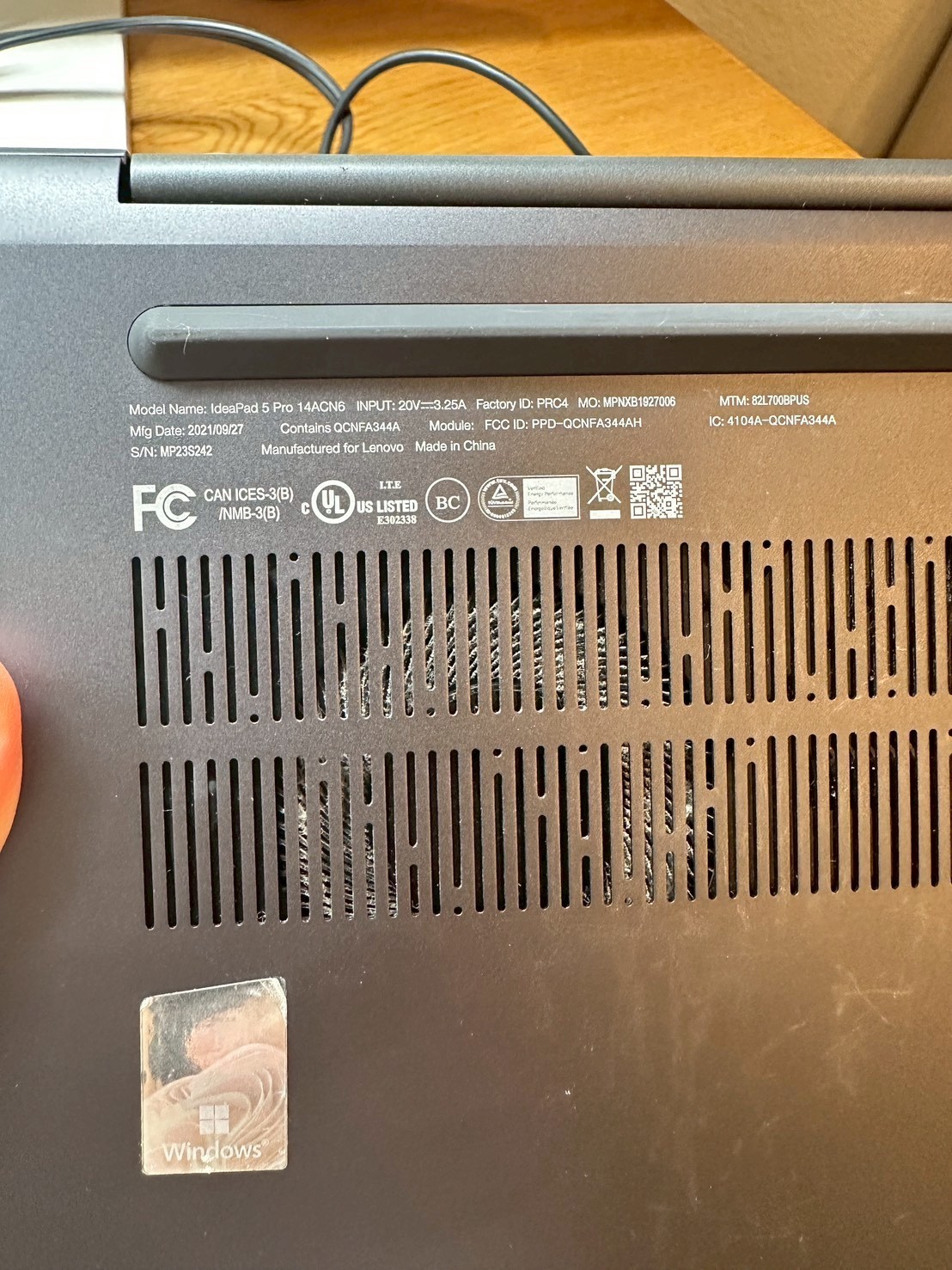 Lenovo IdeaPad 5 Pro 14” Laptop Ryzen 5 5000 Series 65W Charger – Read Descripti