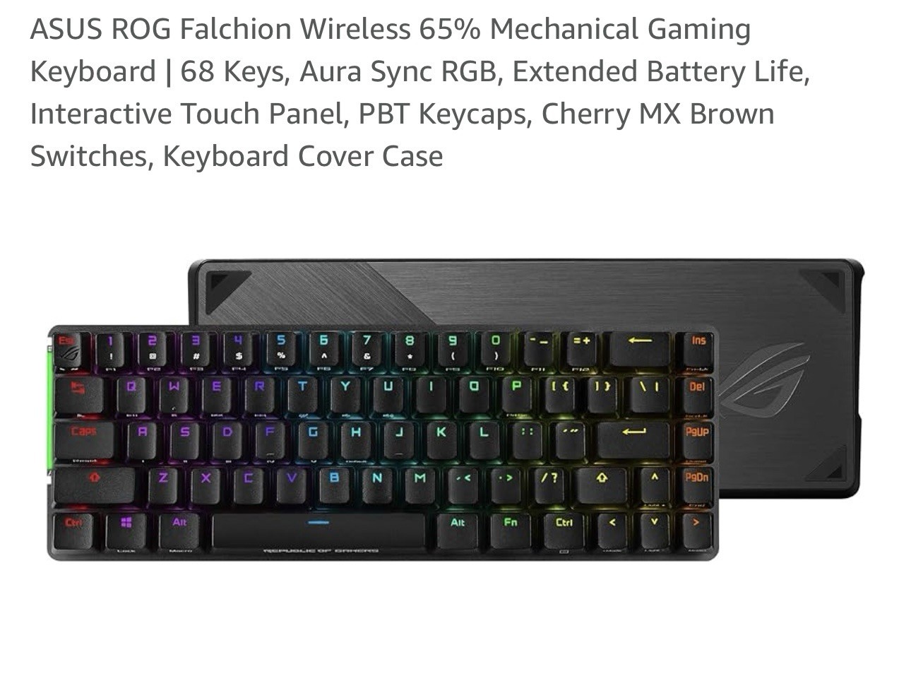 ASUS ROG Strix G513QM + ASUS mouse keyboard mousepad + Razer headphones webcam