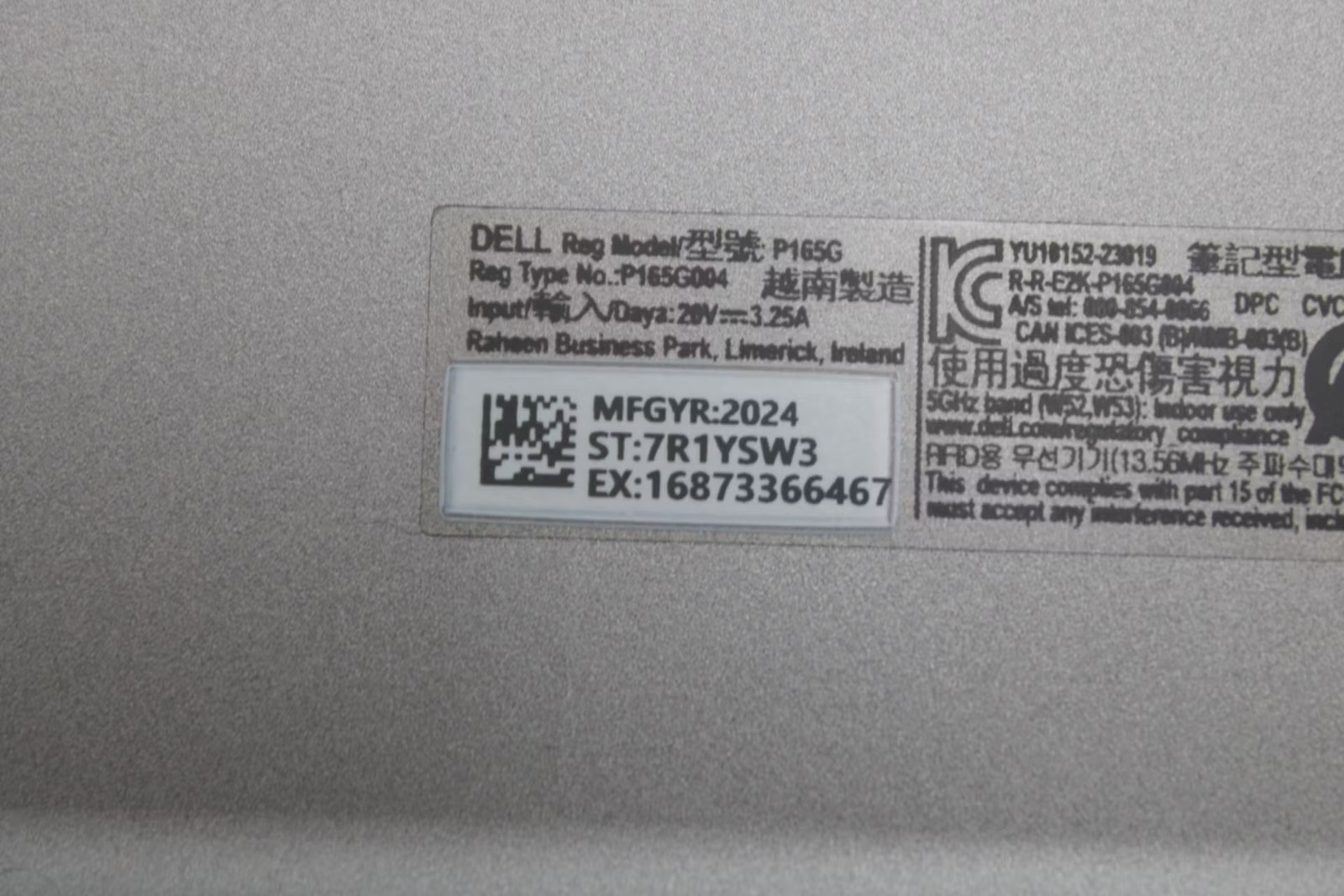 Dell Latitude 5450 Used 14″ Ultra 5 135U, 256GB NVMe, 16GB RAM