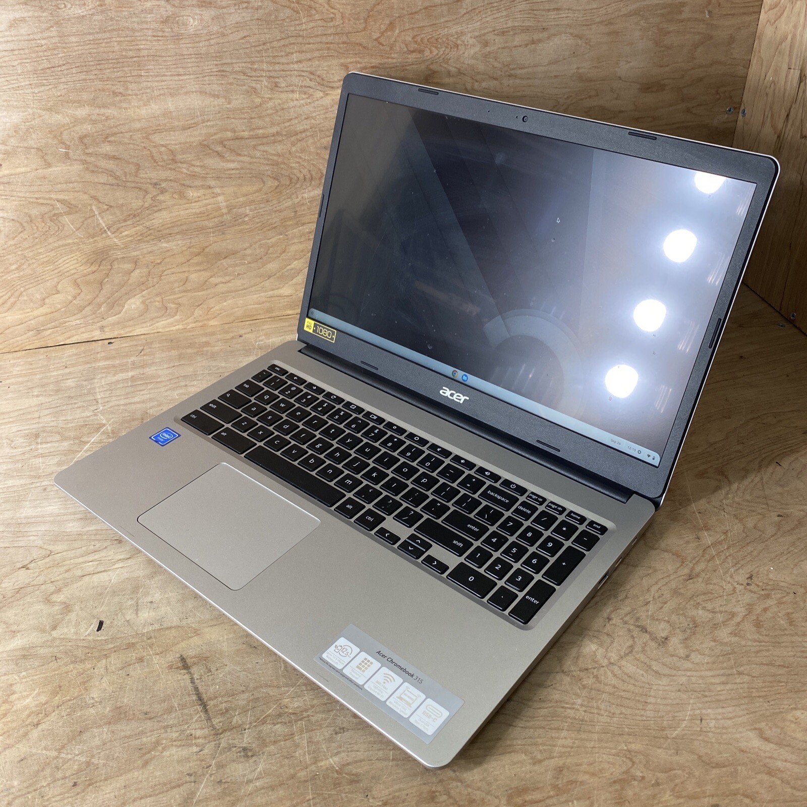 Acer 315 Chromebook 15.6in Intel Celeron N4020@1.1GHz/ 4GB RAM/