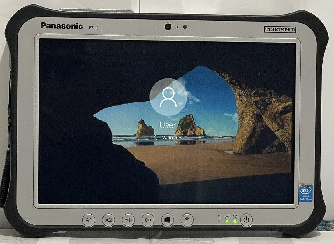 Panasonic Toughpad FZ-G1 i5-4300U 2.0GHz 8GB 128GB W10 Good