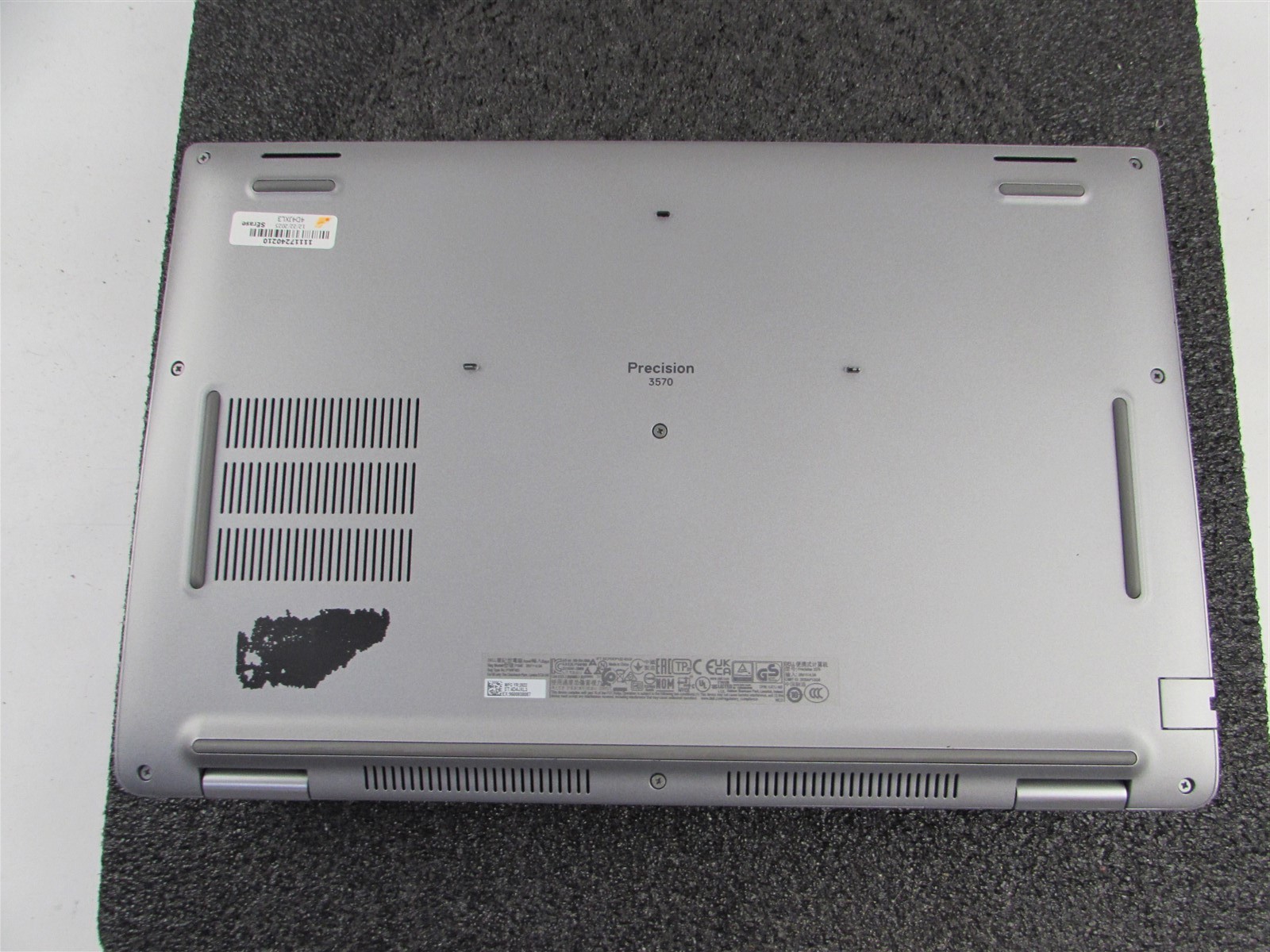 DELL PRECISION 3570 1920X1080 FHD CORE I7-1265U 512GB SSD 16GB RAM T550 NO O.S