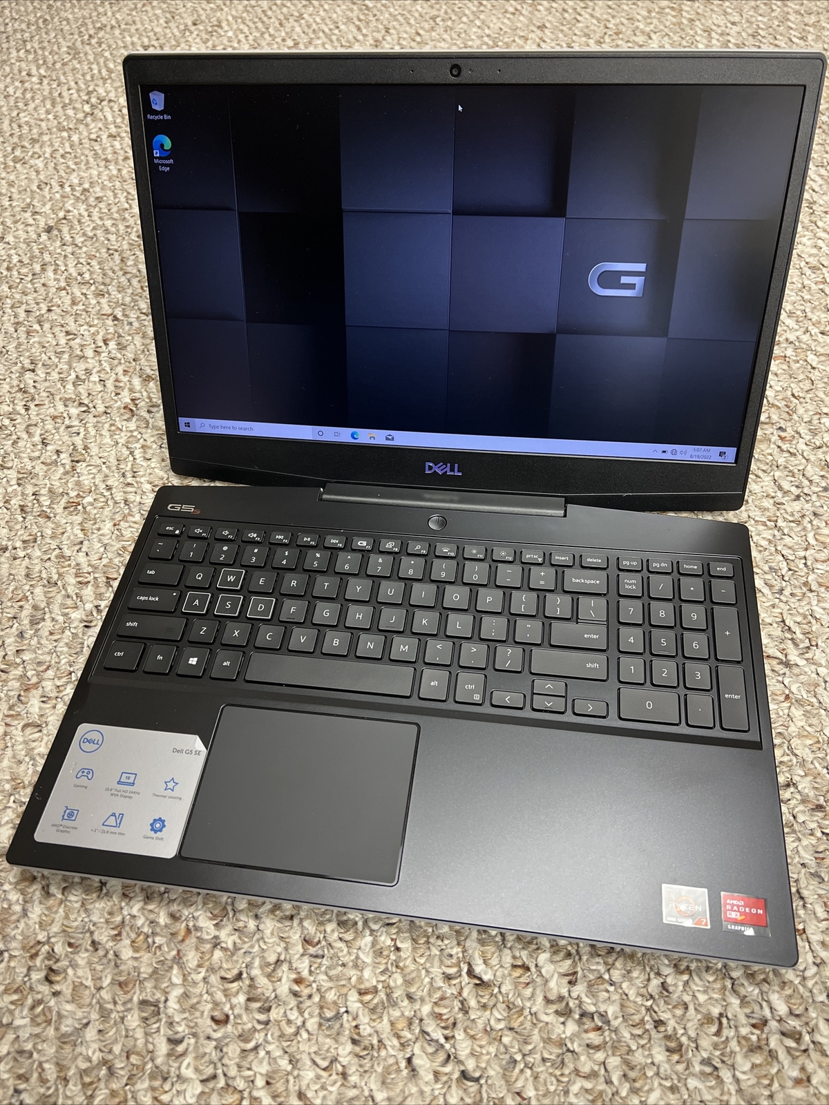 Dell G5 SE 5505 – 15.6 inch (512GB, AMD Ryzen 7, 2.90GHz, 8GB) Notebook/Laptop