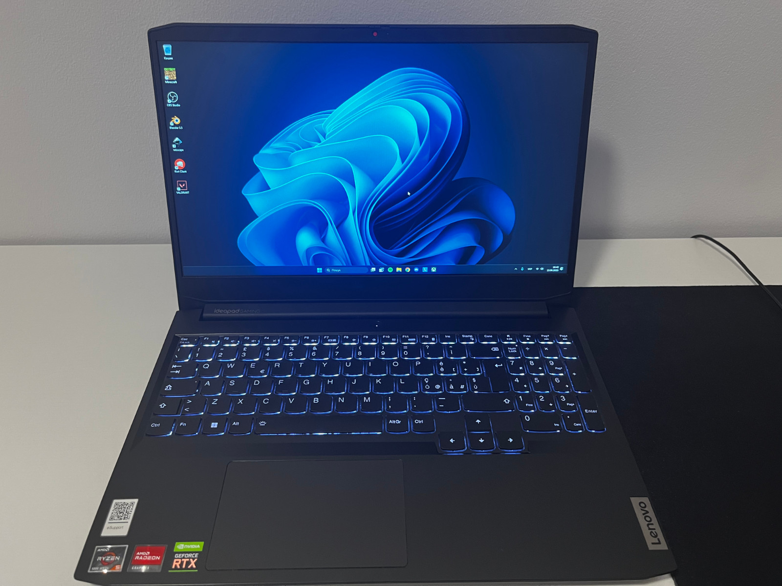 Lenovo IdeaPad Gaming 3 15ACH6, RYZEN 5 5600H RTX 3060